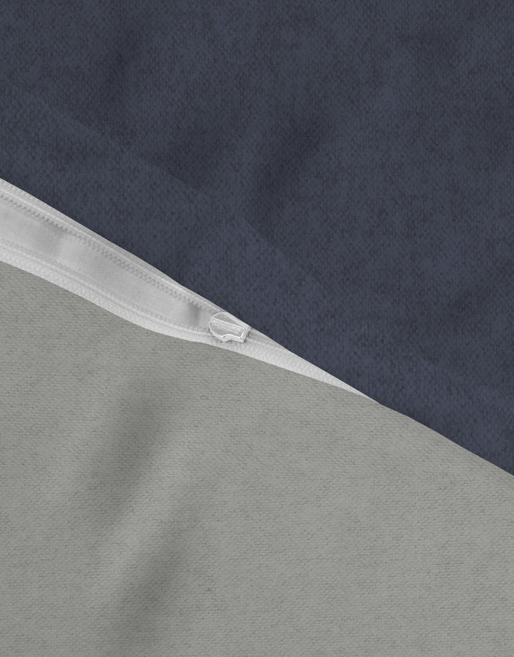 Melange Flanell Bettwäsche aus 100 % Baumwolle | Beidseitig angeraut, OEKO-TEX zertifiziert, mit Reißverschluss und 60 °C waschbar