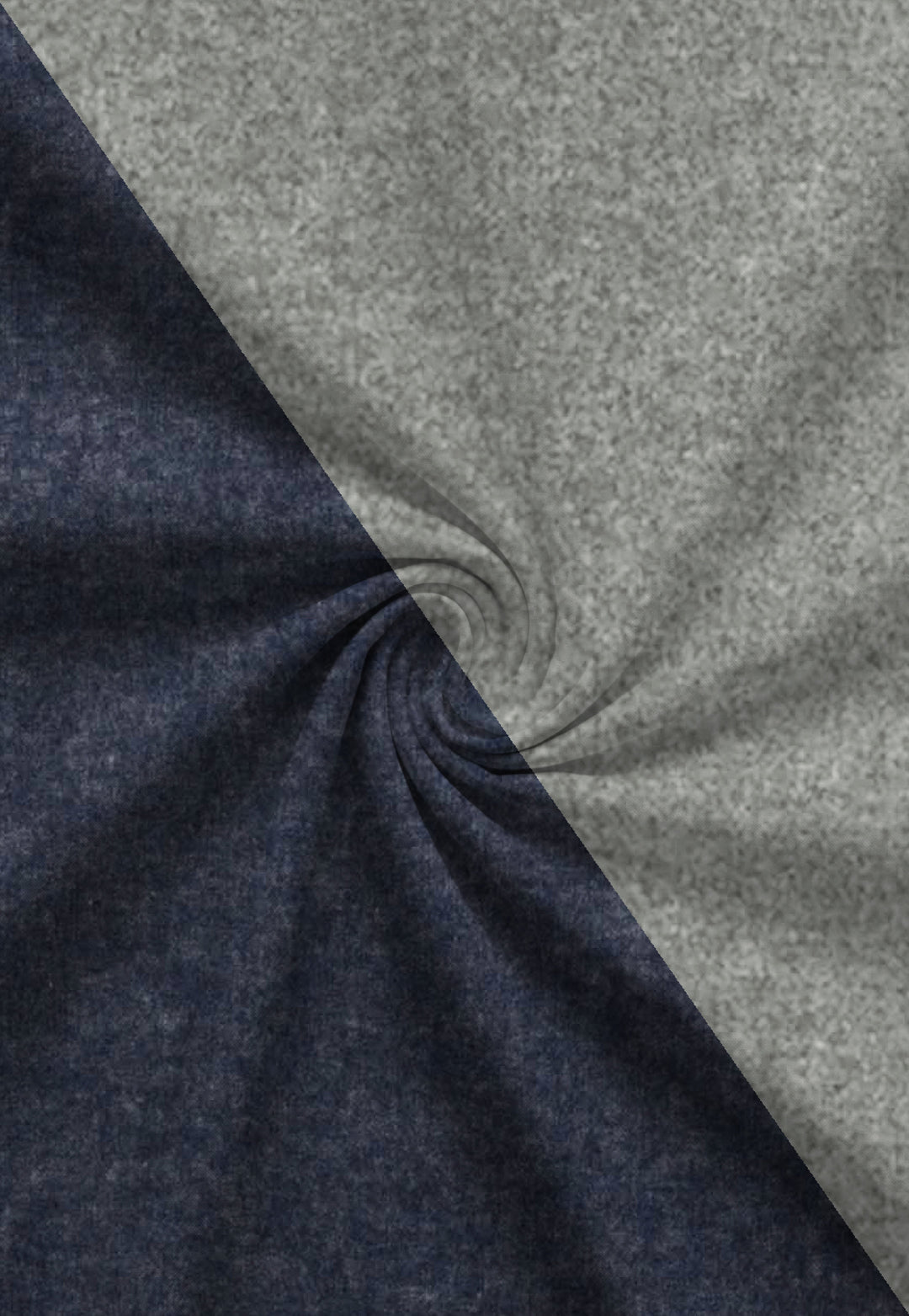 Melange Flanell Bettwäsche aus 100 % Baumwolle | Beidseitig angeraut, OEKO-TEX zertifiziert, mit Reißverschluss und 60 °C waschbar