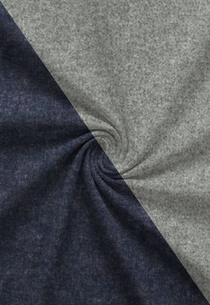 Melange Flanell Bettwäsche aus 100 % Baumwolle | Beidseitig angeraut, OEKO-TEX zertifiziert, mit Reißverschluss und 60 °C waschbar