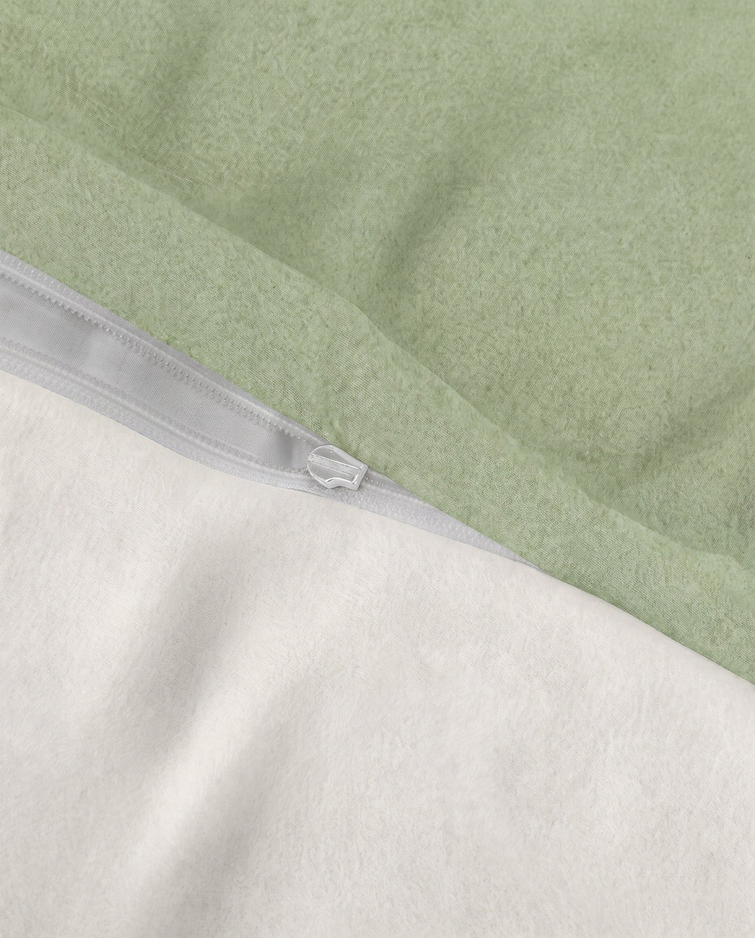 Melange Flanell Bettwäsche aus 100 % Baumwolle | Beidseitig angeraut, OEKO-TEX zertifiziert, mit Reißverschluss und 60 °C waschbar