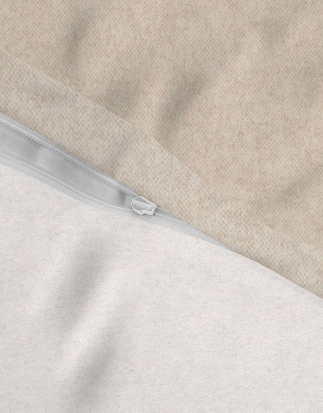 Melange Flanell Bettwäsche aus 100 % Baumwolle | Beidseitig angeraut, OEKO-TEX zertifiziert, mit Reißverschluss und 60 °C waschbar