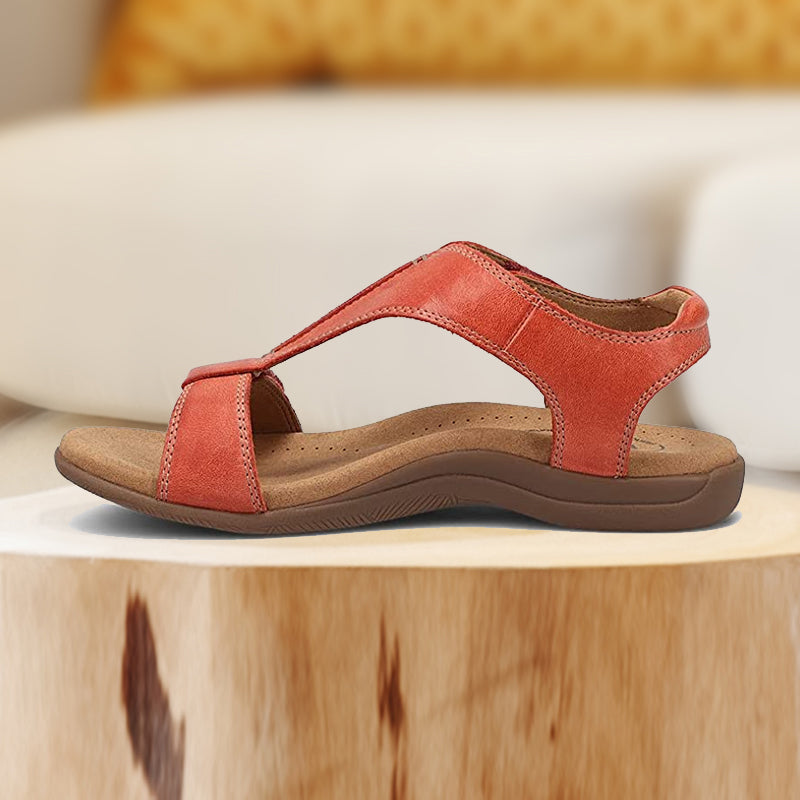 Alida™ | Keilsandalette mit Klettverschluss