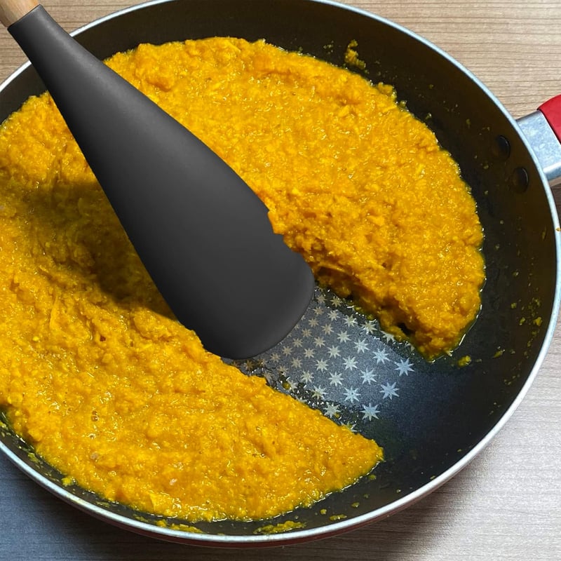 Multifunktionaler Kochlöffel &amp; Pfannenwender | Hitzebeständig bis 230°C, BPA-freies Silikon | Schonend für Antihaft | 29×7 cm