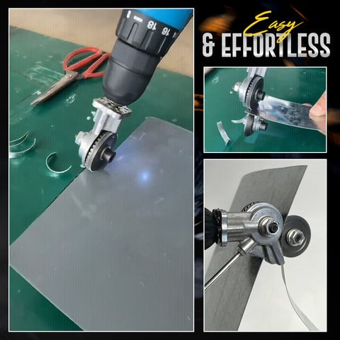 DrillShear – embout électrique de coupe métal pour perceuses