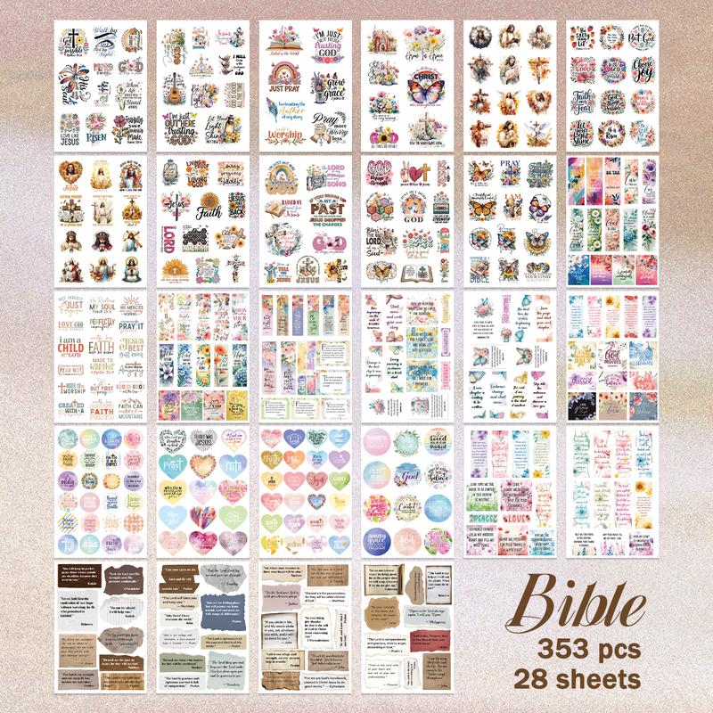 FaithGlow – Inspirierendes Bibel-Sticker-Set