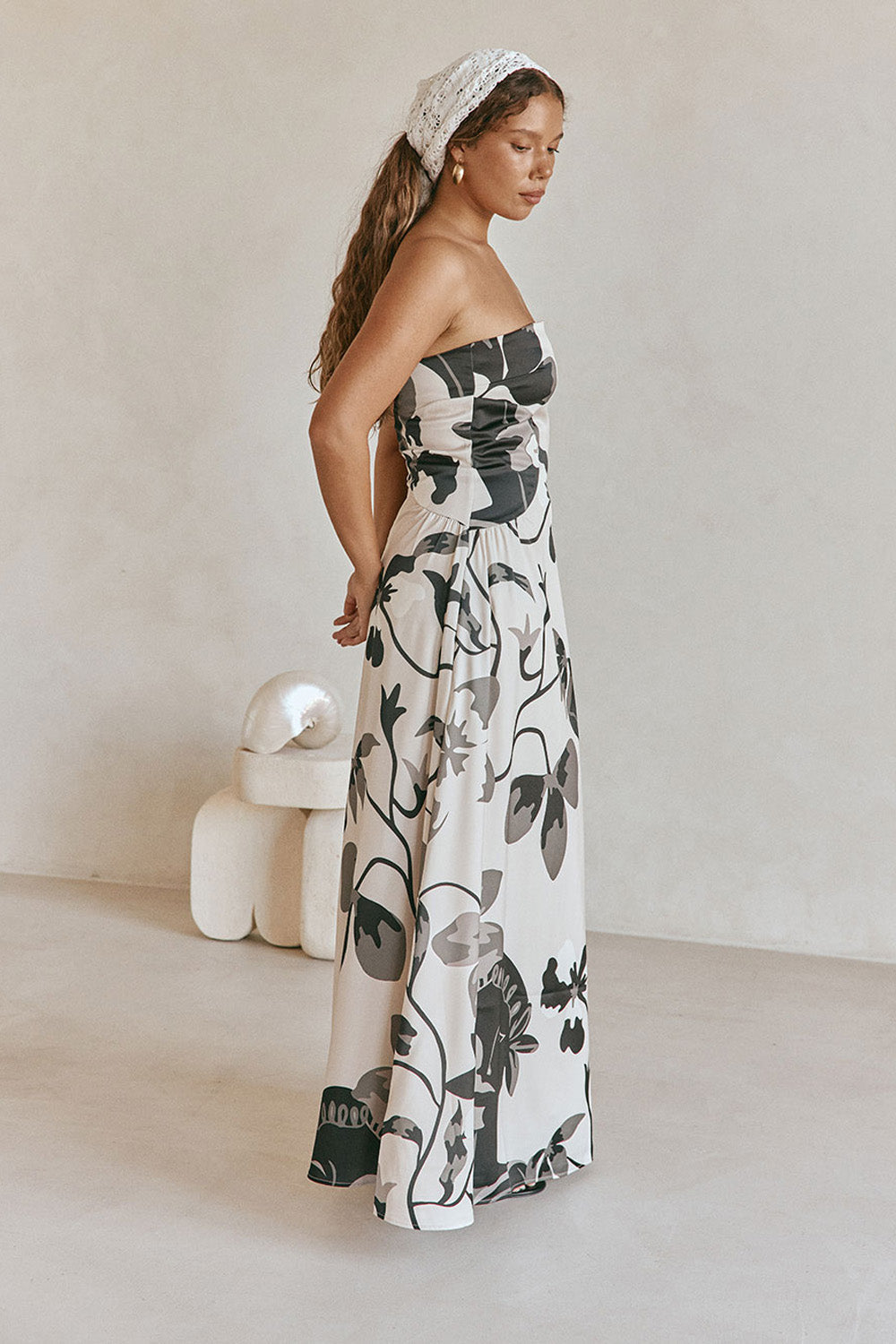 Damen Musterkleid Zephyra Floras Muse | Einmaliges Sample-Kleid | Mit kleinen Flecken an einzelnen Stellen