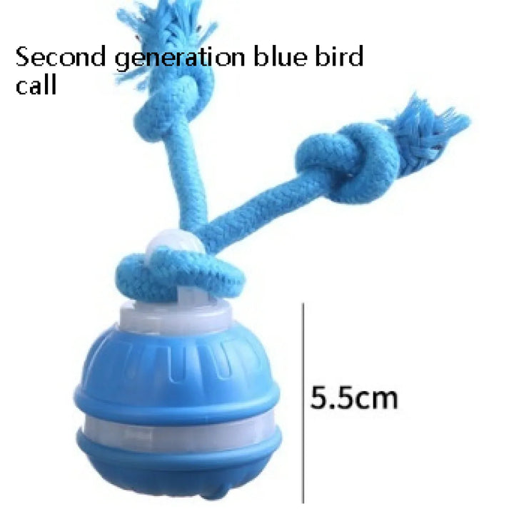 Balle interactive pour chien résistante aux morsures | Roule et saute de façon imprévisible pour plus de stimulation ludique | Intérieur/extérieur | Pour toutes races