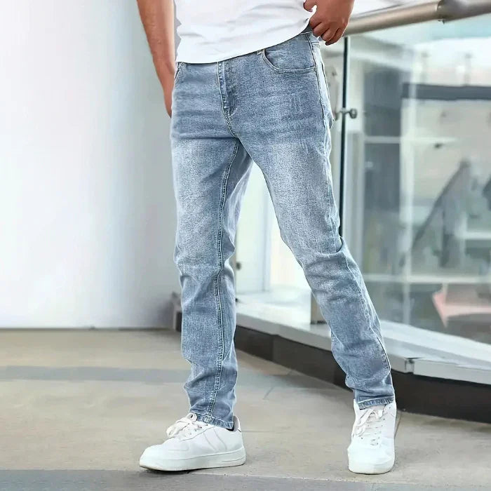 Herren Stretch Jeans | Flexible Denim Freizeithose aus Baumwollmischung für Komfort und Alltag