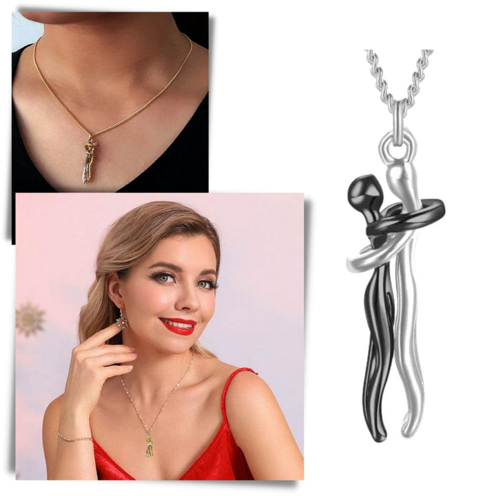 EmberaBond necklace in 4 color variants | Timeless statement design for everyday &amp; special occasions | Stylish look with meaning