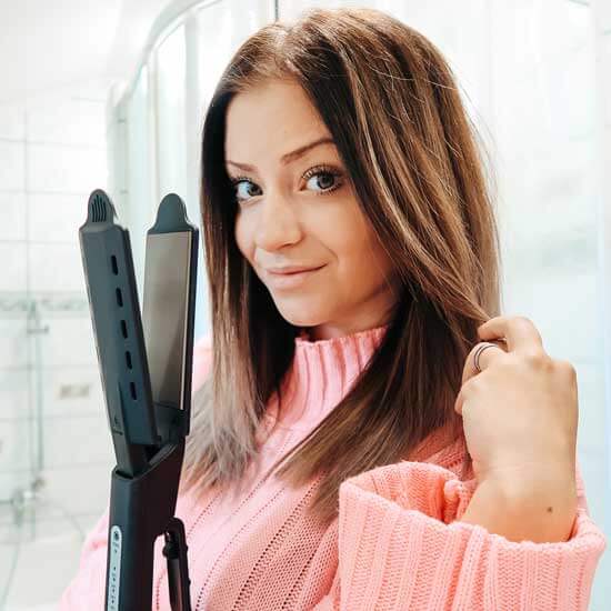 DamageDefender™ Safe hair straightening