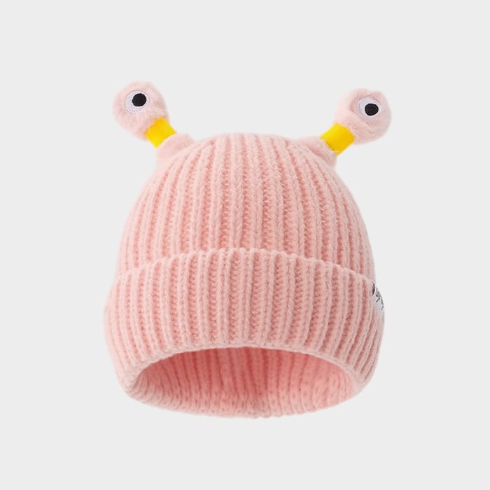 Beanie with glowing eyes &amp; flexible tentacles | Warm &amp; soft, elastic fit | Festival, party &amp; winter look