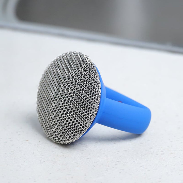 SteelScrub™ ergonomic stainless steel scrubber
