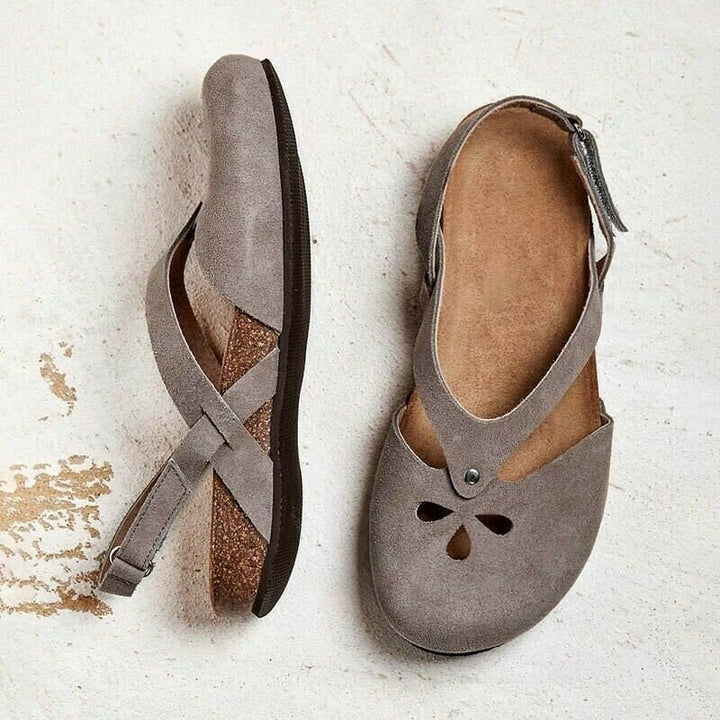 Orthopädische Sommer-Sandalen für Damen | Atmungsaktiv &amp; leicht für lange Tage | Komfort-Fußbett für entspanntes Gehen | Größen 34–48