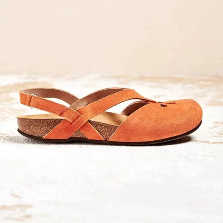 Orthopädische Sommer-Sandalen für Damen | Atmungsaktiv &amp; leicht für lange Tage | Komfort-Fußbett für entspanntes Gehen | Größen 34–48