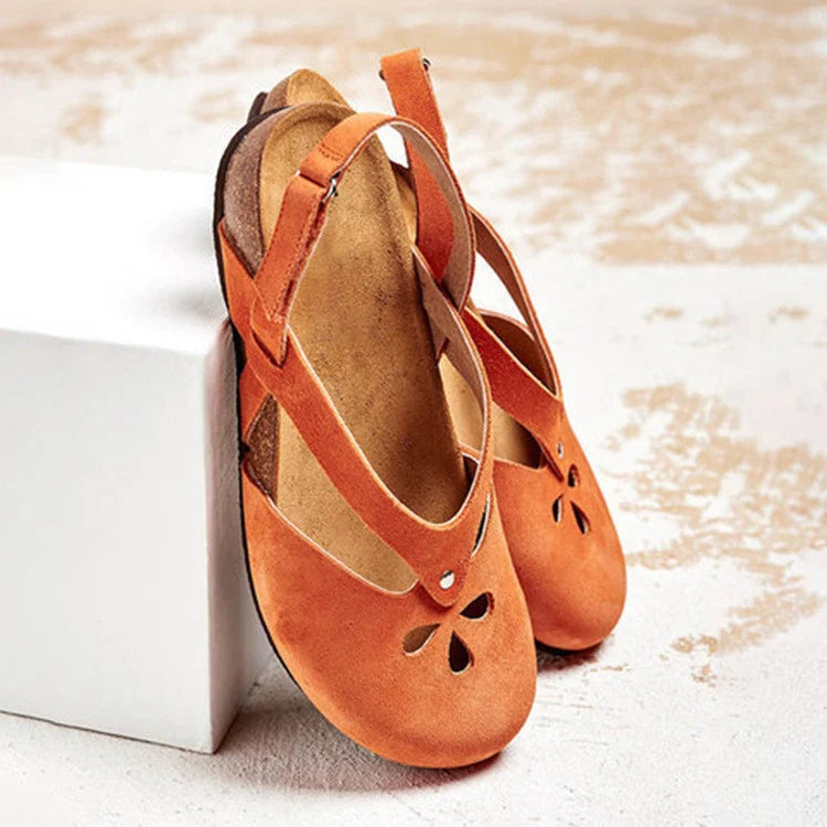 Orthopädische Sommer-Sandalen für Damen | Atmungsaktiv &amp; leicht für lange Tage | Komfort-Fußbett für entspanntes Gehen | Größen 34–48