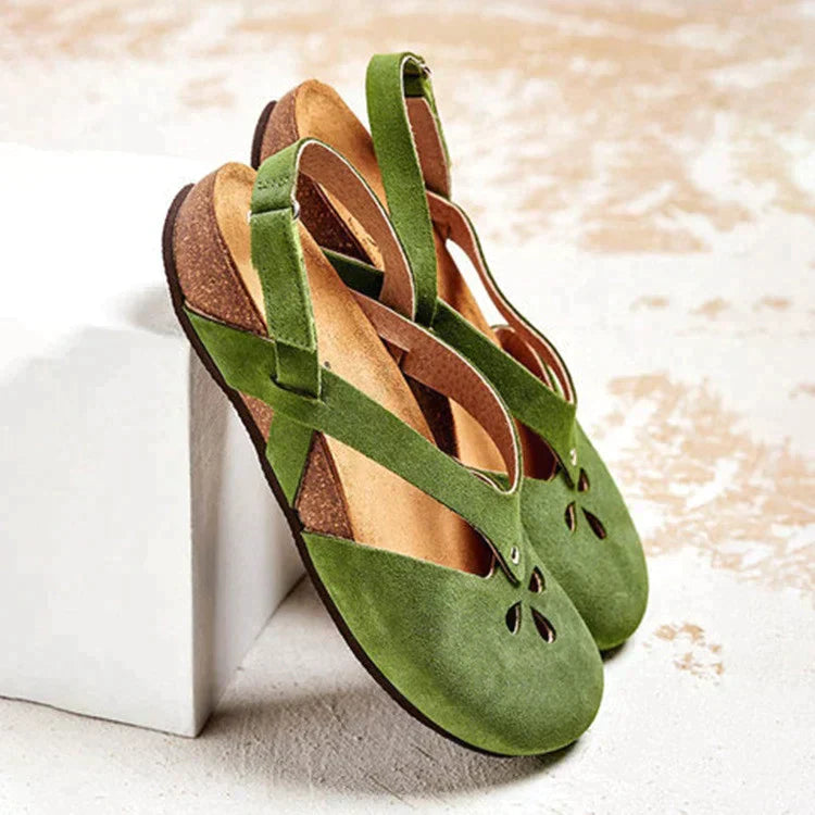 Orthopädische Sommer-Sandalen für Damen | Atmungsaktiv &amp; leicht für lange Tage | Komfort-Fußbett für entspanntes Gehen | Größen 34–48
