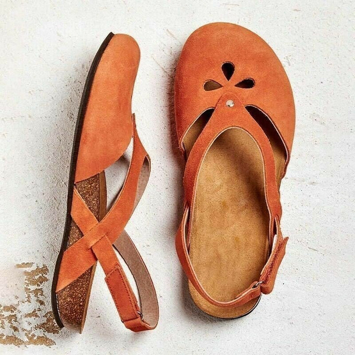 Orthopädische Sommer-Sandalen für Damen | Atmungsaktiv &amp; leicht für lange Tage | Komfort-Fußbett für entspanntes Gehen | Größen 34–48