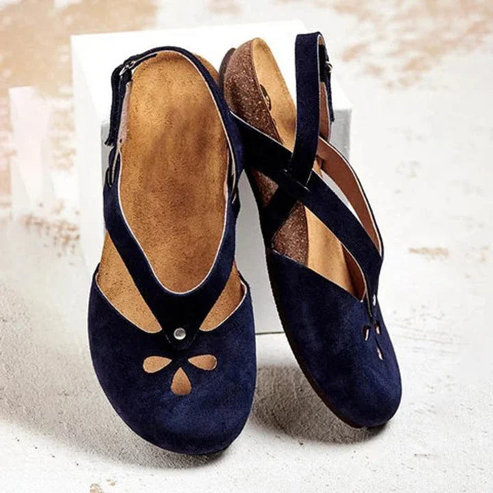 Orthopädische Sommer-Sandalen für Damen | Atmungsaktiv &amp; leicht für lange Tage | Komfort-Fußbett für entspanntes Gehen | Größen 34–48
