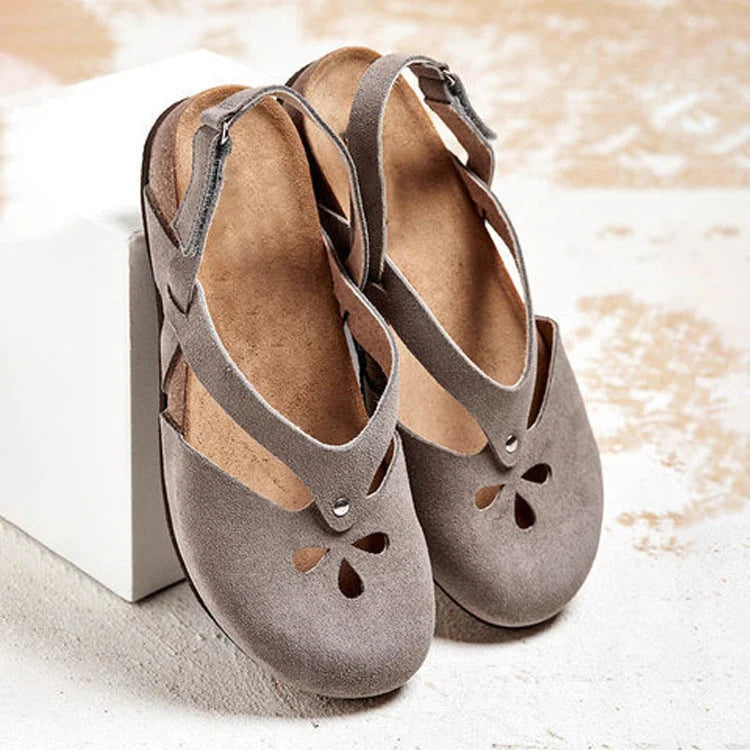 Orthopädische Sommer-Sandalen für Damen | Atmungsaktiv &amp; leicht für lange Tage | Komfort-Fußbett für entspanntes Gehen | Größen 34–48