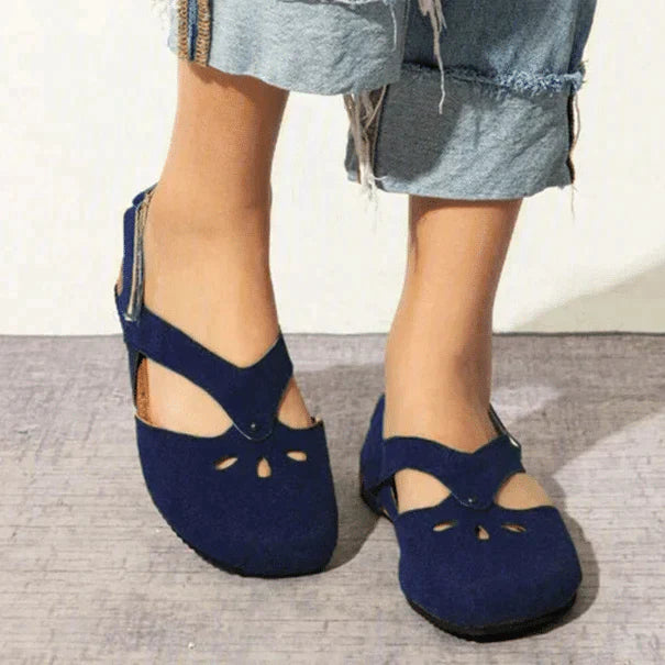 Orthopädische Sommer-Sandalen für Damen | Atmungsaktiv &amp; leicht für lange Tage | Komfort-Fußbett für entspanntes Gehen | Größen 34–48