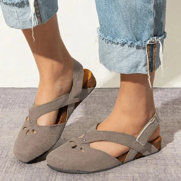 Orthopädische Sommer-Sandalen für Damen | Atmungsaktiv &amp; leicht für lange Tage | Komfort-Fußbett für entspanntes Gehen | Größen 34–48