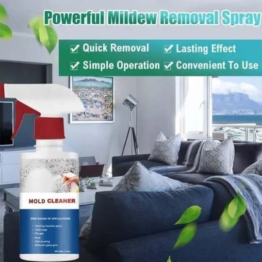 Kraftvoller Anti-Schimmel Reiniger Spray | Entfernt Schimmel &amp; Mehltau effektiv | Aktiver Sauerstoff ohne Chlor | 1+1 Gratis Angebot