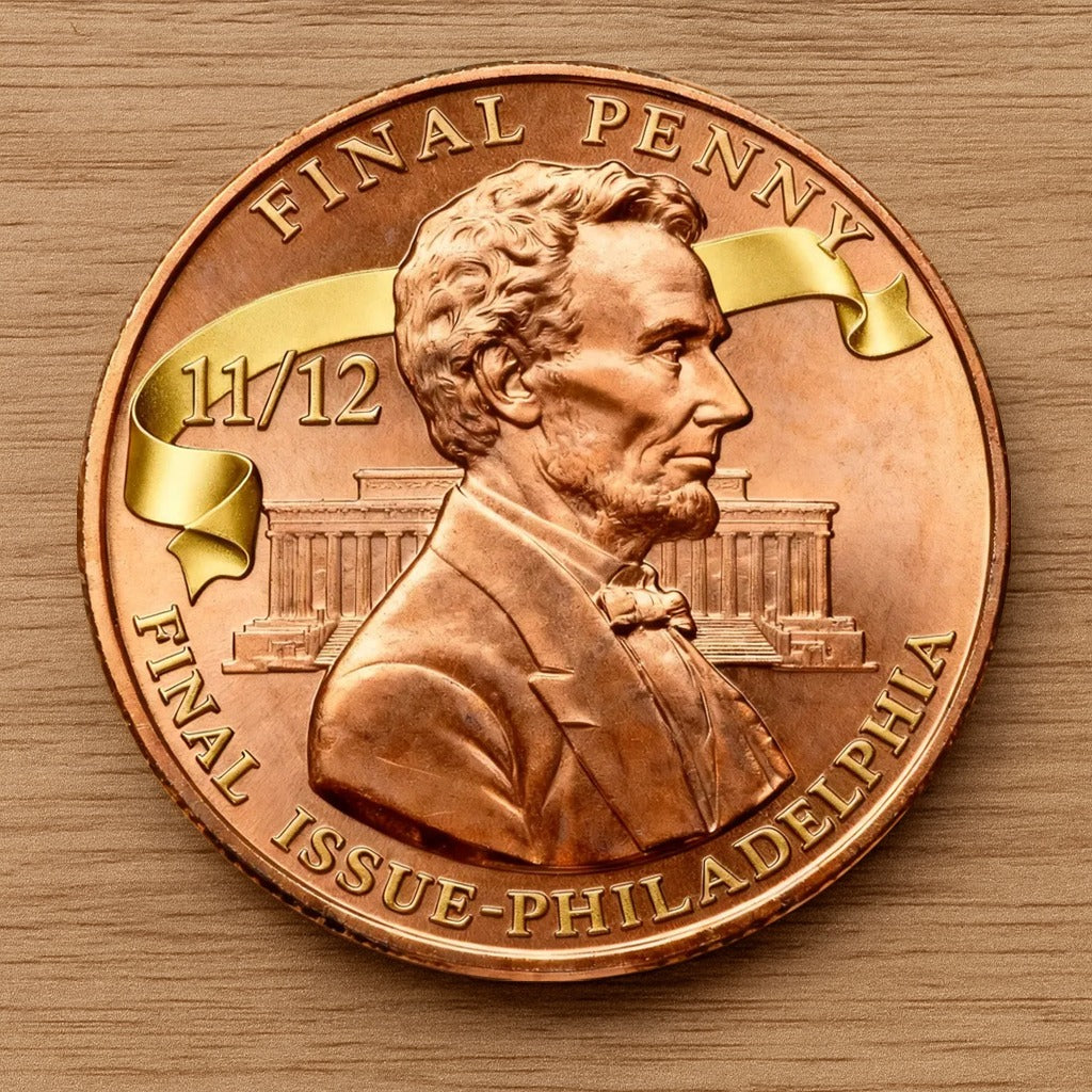 ⏰ Black Friday – zeitlich begrenztes Angebot – Lincolns letzter Penny – 11/12 aus der Philadelphia-Prägeanstalt – Limitierte Auflage Sammlermünze