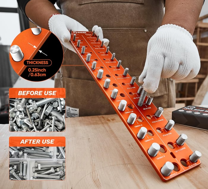 BoltPro - Professional Thread Gauge for Nuts and Bolts