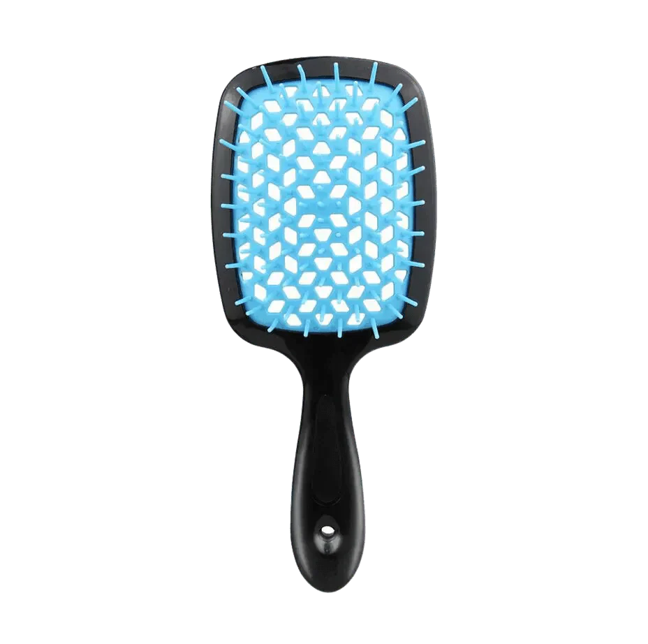 Entwirr-Haarbürste Paddelbürste | Schmerzfrei entknoten + Kopfhautmassage | Anti-statisch gegen Frizz | 5 Farben