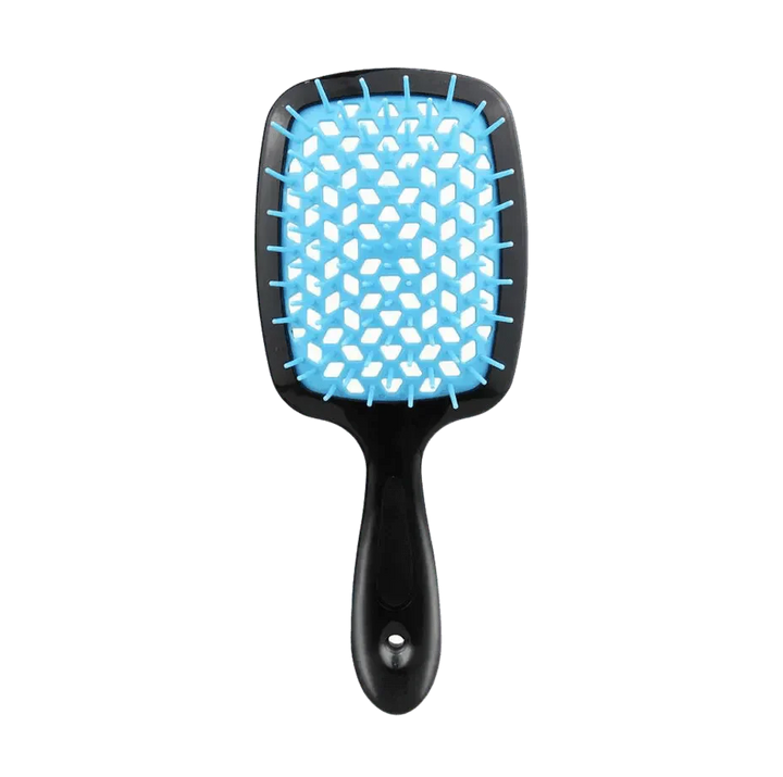 Entwirr-Haarbürste Paddelbürste | Schmerzfrei entknoten + Kopfhautmassage | Anti-statisch gegen Frizz | 5 Farben