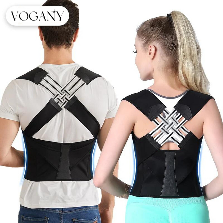 Posture corrector back support | Discreet under clothing &amp; adjustable straps | Supports upright posture, comfortable for everyday use