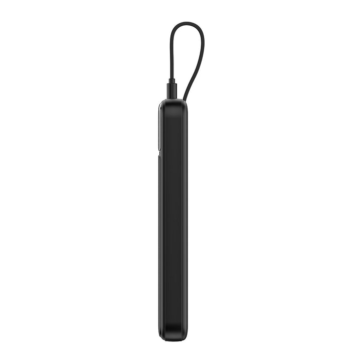 Powerbank | 10.000 mAh mit integrierten Kabeln, LED-Display und Schnellladung für 4 Geräte