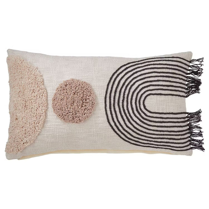 Dekokissen | Modernes Sofakissen 60 × 35 cm mit dekorativem Muster