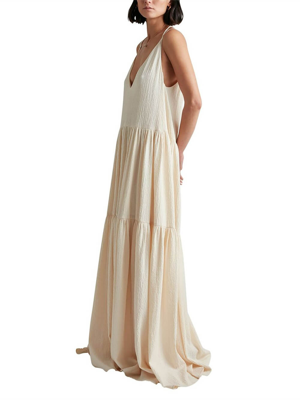 Kati elegant &amp; flowing maxi dress | Comfortable cut for everyday &amp; events | Timeless design, versatile combinations