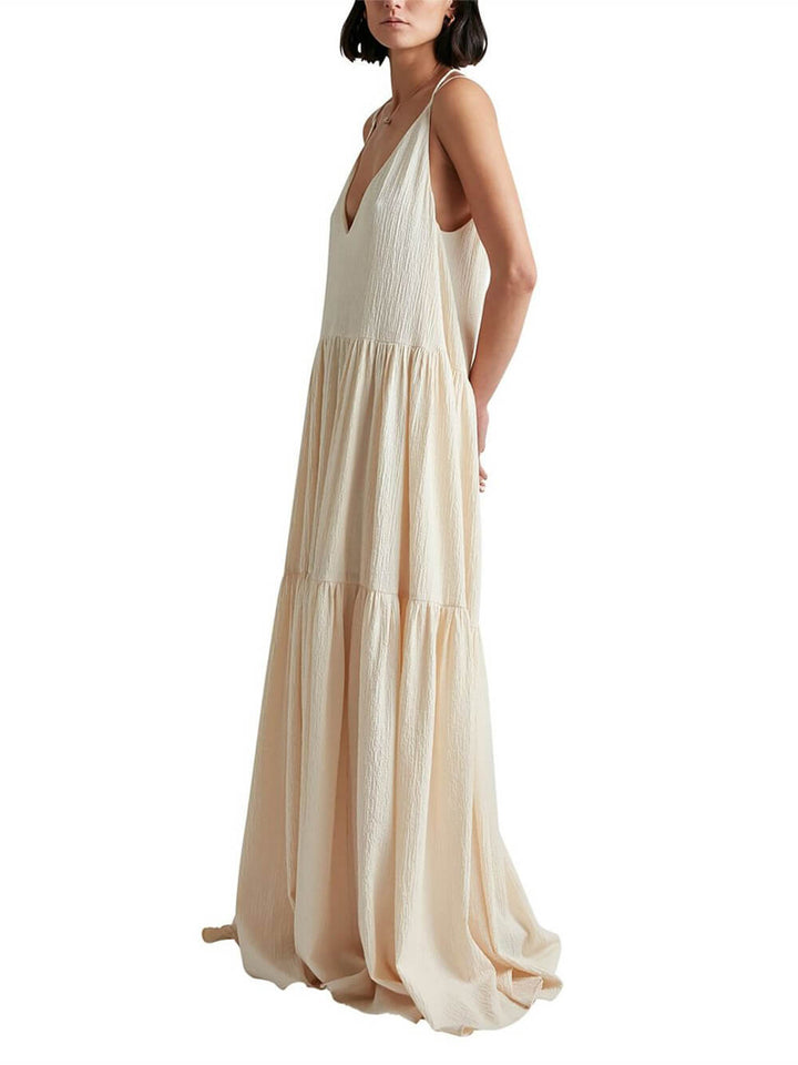 Kati elegant &amp; flowing maxi dress | Comfortable cut for everyday &amp; events | Timeless design, versatile combinations