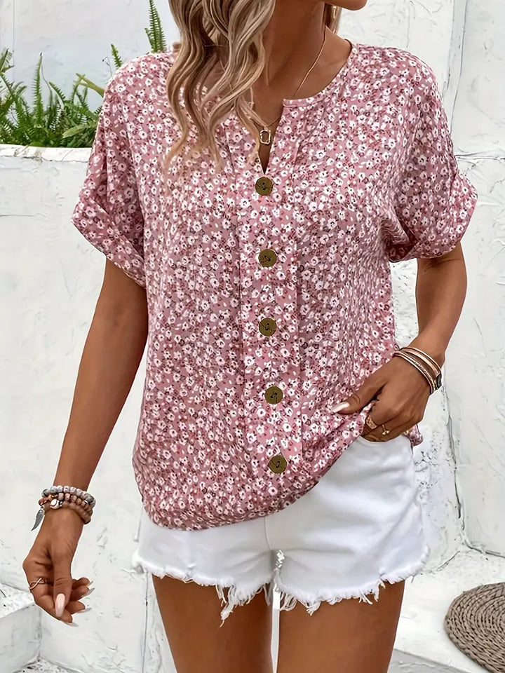 Lina – Top estivo corto con tocco femminile