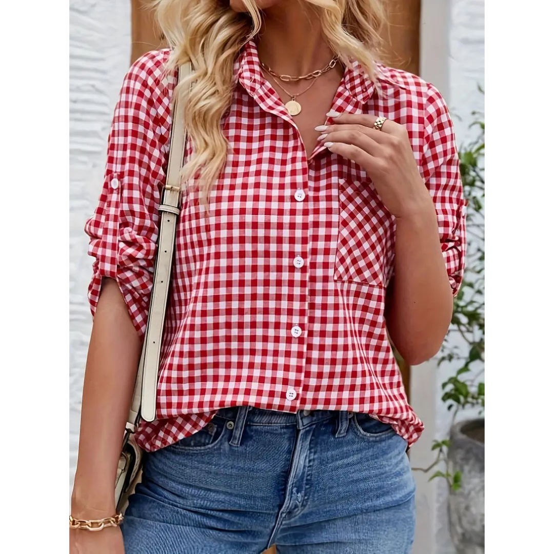 Christar - Camicia casual da donna