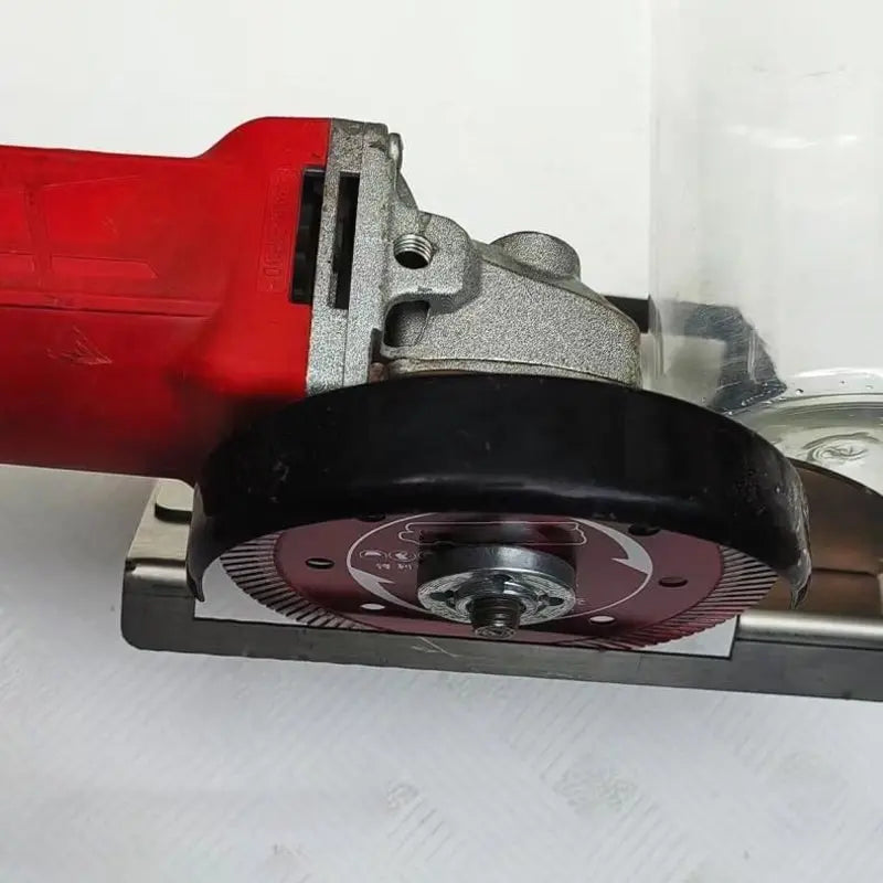 45° Winkelschleifer-Halter aus Edelstahl | Für 100 mm Winkelschleifer | Präzise Fliesenschnitte