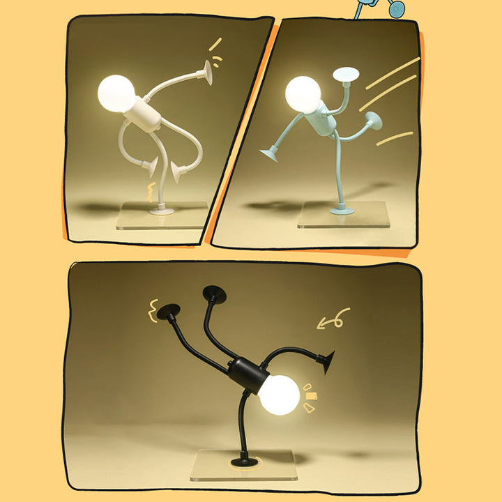 LED night light BeamLight athlete figure | Adjustable &amp; creative poses | Warm white, energy-efficient | USB/plug operation, approx. 25 cm