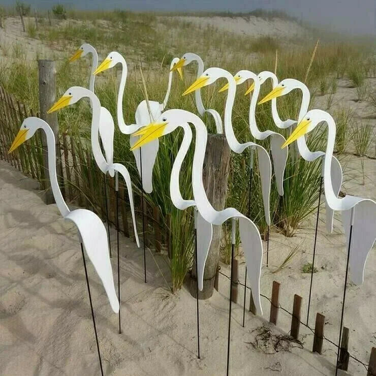 Wind chime garden metal birds | Moving sculpture for balcony &amp; terrace | Weatherproof, handmade, easy to assemble