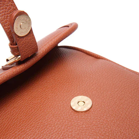 Damen Crossbody-Tasche mit Kartenfächern | Kleine Umhängetasche mit 2 Hauptfächern, Reißverschluss &amp; verstellbarem Gurt