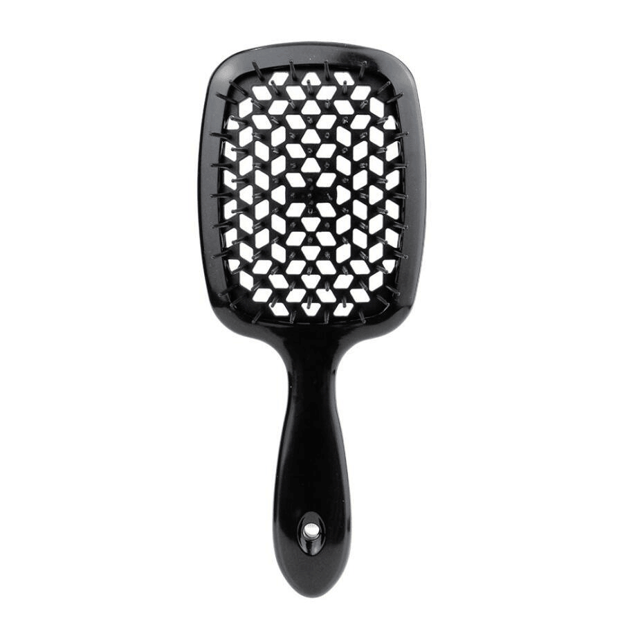 Entwirr-Haarbürste Paddelbürste | Schmerzfrei entknoten + Kopfhautmassage | Anti-statisch gegen Frizz | 5 Farben