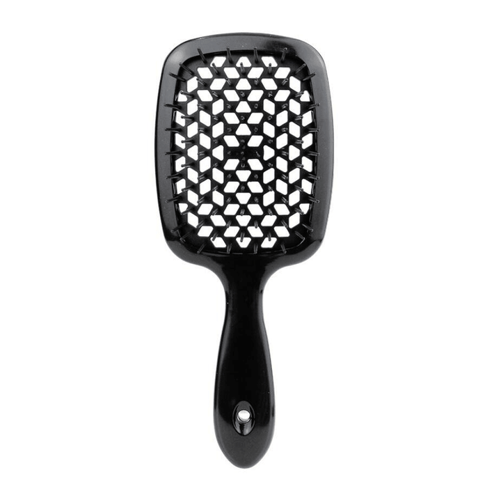 Entwirr-Haarbürste Paddelbürste | Schmerzfrei entknoten + Kopfhautmassage | Anti-statisch gegen Frizz | 5 Farben