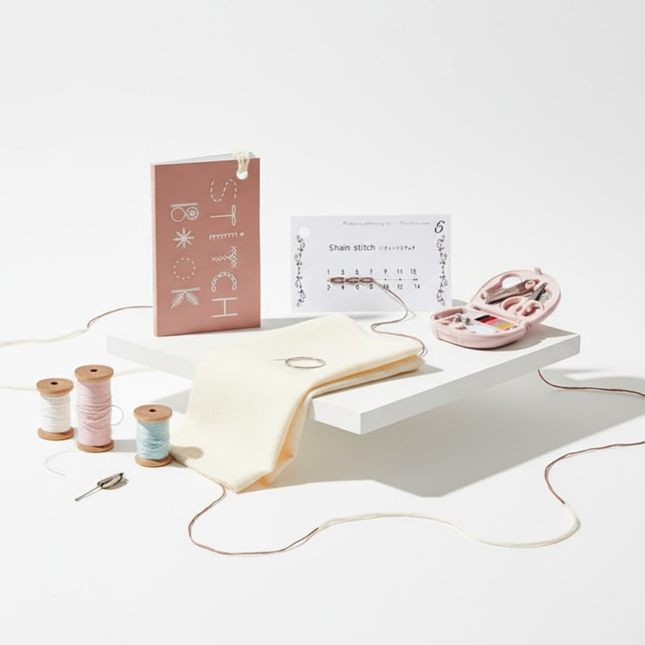 Mini ompelukirja ”Stitchery” matkailuompelusetti | Kaikki yhdessä ompelupakkaus kirjan muodossa | Neulat, langat, napit &amp; työkalut | Kompakti laukkuun/matkalaukkuun