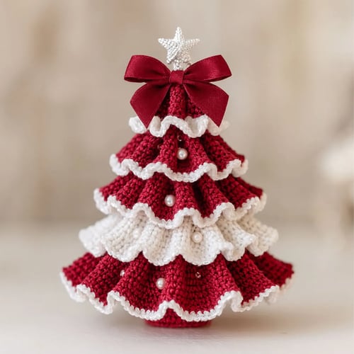TwinkleStitch – Kit de crochet fait main pour sapins de Noël