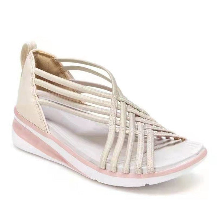 Orthopädische Damen Sommersandalen leicht &amp; wasserdicht | Stabiler Halt &amp; rutschfest | Für Outdoor &amp; Urlaub, bequem an heißen Tagen