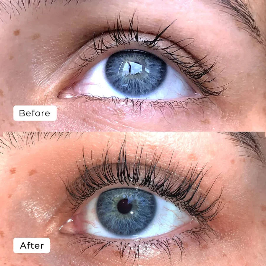 Wimpernserum mit Peptid 0,24 oz | unterstützt Wimpernwachstum &amp; Dichte | pflegende Formel | präziser Eyeliner-Applikator