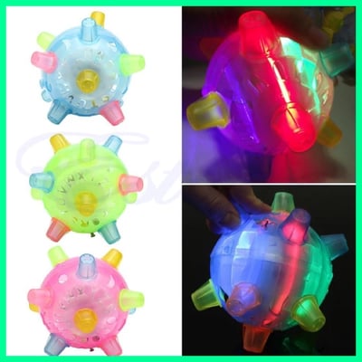 Interactive Dog Ball | Bouncing &amp; Light-Up | With Sound Function | BPA-Free &amp; Durable