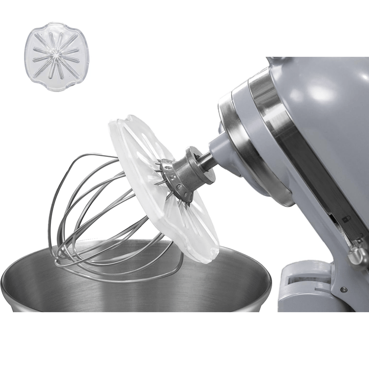 Whisk Cleaner for KitchenAid 6-Wire | Remove Dough Residue in Seconds | Splash Guard Holder | For 4.5–5 qt Tilt-Head &amp; Lift Bowl