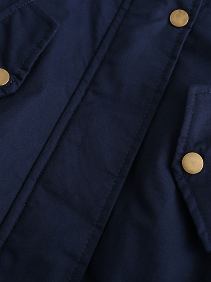 Damen Midiparka mit Kapuze | Langer Parka mit Frontreißverschluss und geradem Schnitt für Alltag, Büro und kalte Tage